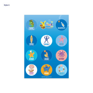 Sticker Sheet A The Magic Coat Stickers